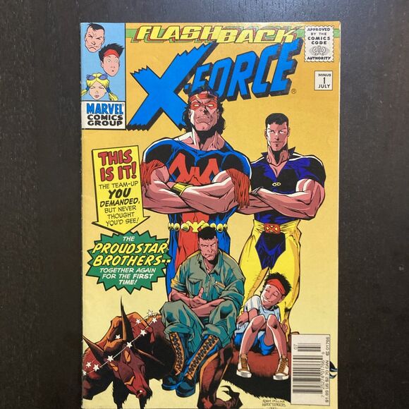 X-Force: Flashback No. -1, Annual No. 3, No. 6, 18 & 28. (Marvel Comics 1992-97) - Picture 2 of 16